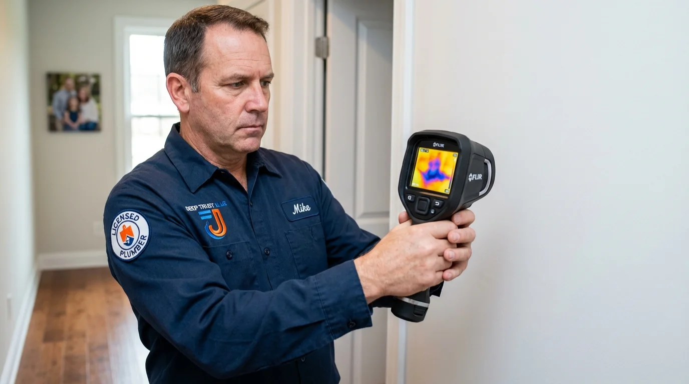 Thermal imaging leak detection by Johns Plumbing LLC in Marina